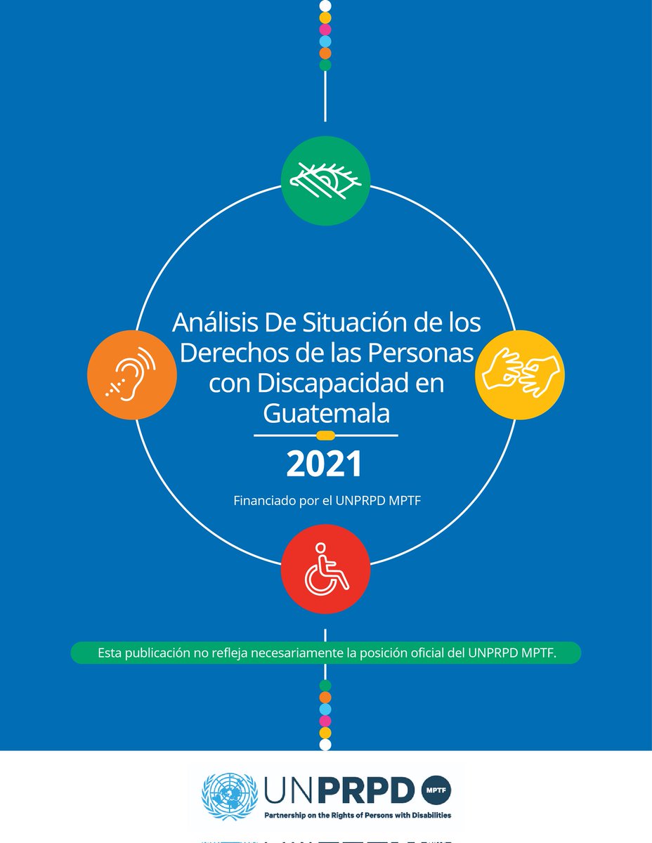Conoce la situación de los derechos de las personas con discapacidad en Guatemala durante la presentación del análisis de @unprpd y <a href="/ONUGuatemala/">ONU Guatemala</a>.

📅6 de abril de 2022 
⏲ 11 am 
📽 En vivo desde Youtube
youtube.com/channel/UCeyLC…