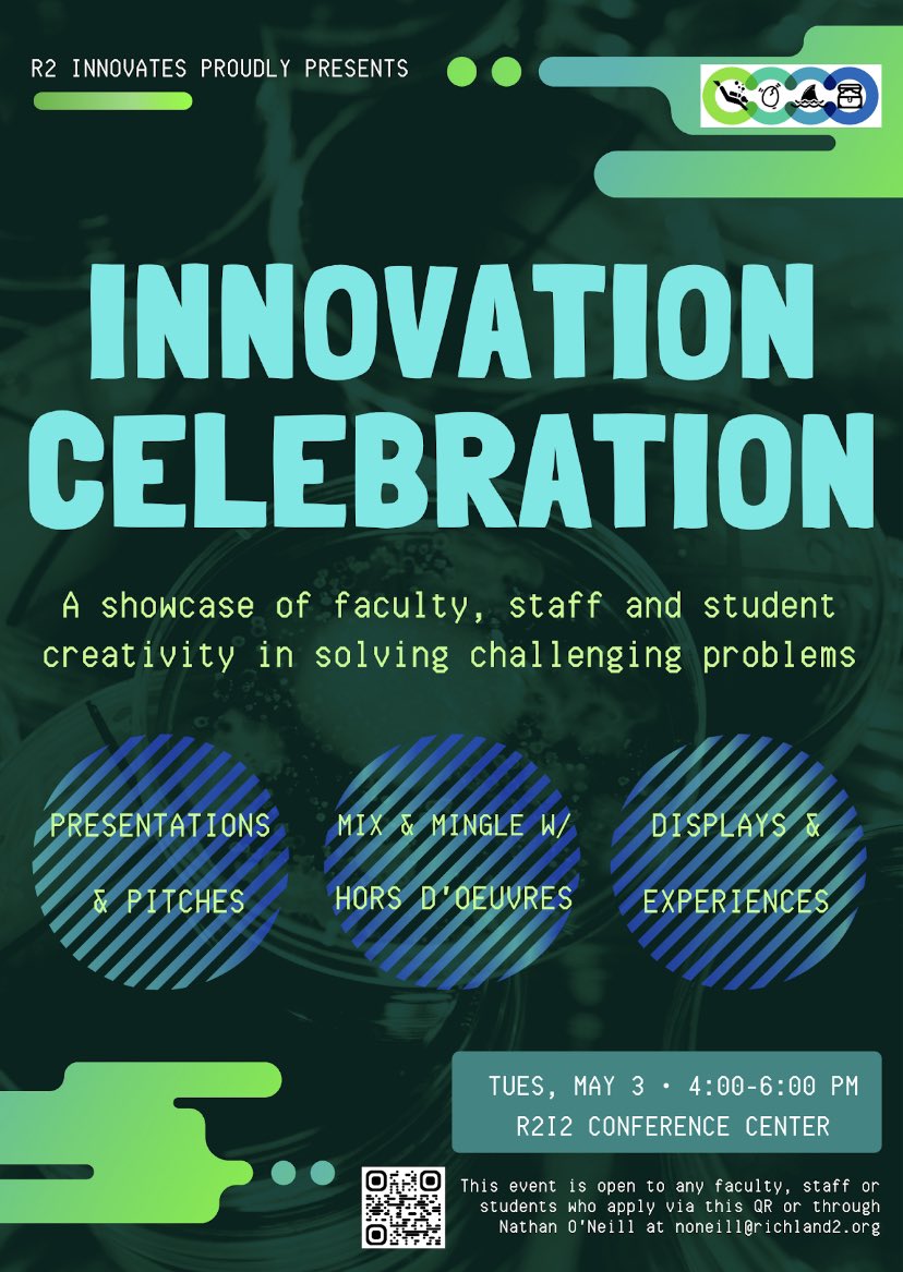 We know you’ve got something creative and innovative to share! Apply at forms.gle/zZ8gqSa1iNNrds… to join this May 3 event! <a href="/MariaFOwens/">Maria Owens</a> <a href="/MrsTNicholson/">Tameka S. Nicholson</a> <a href="/Bjackson_FLE/">B Jackson</a> <a href="/ther2i2edge/">Student Innovation Center</a> <a href="/pdobyns/">Paul T. Dobyns</a> @maryannswood <a href="/CoachDIESEL803/">Marcus Walker</a> <a href="/mrehlander/">Marjorie Rehlander</a> @In_My_Element <a href="/erin92tiger/">Erin Armstrong</a>