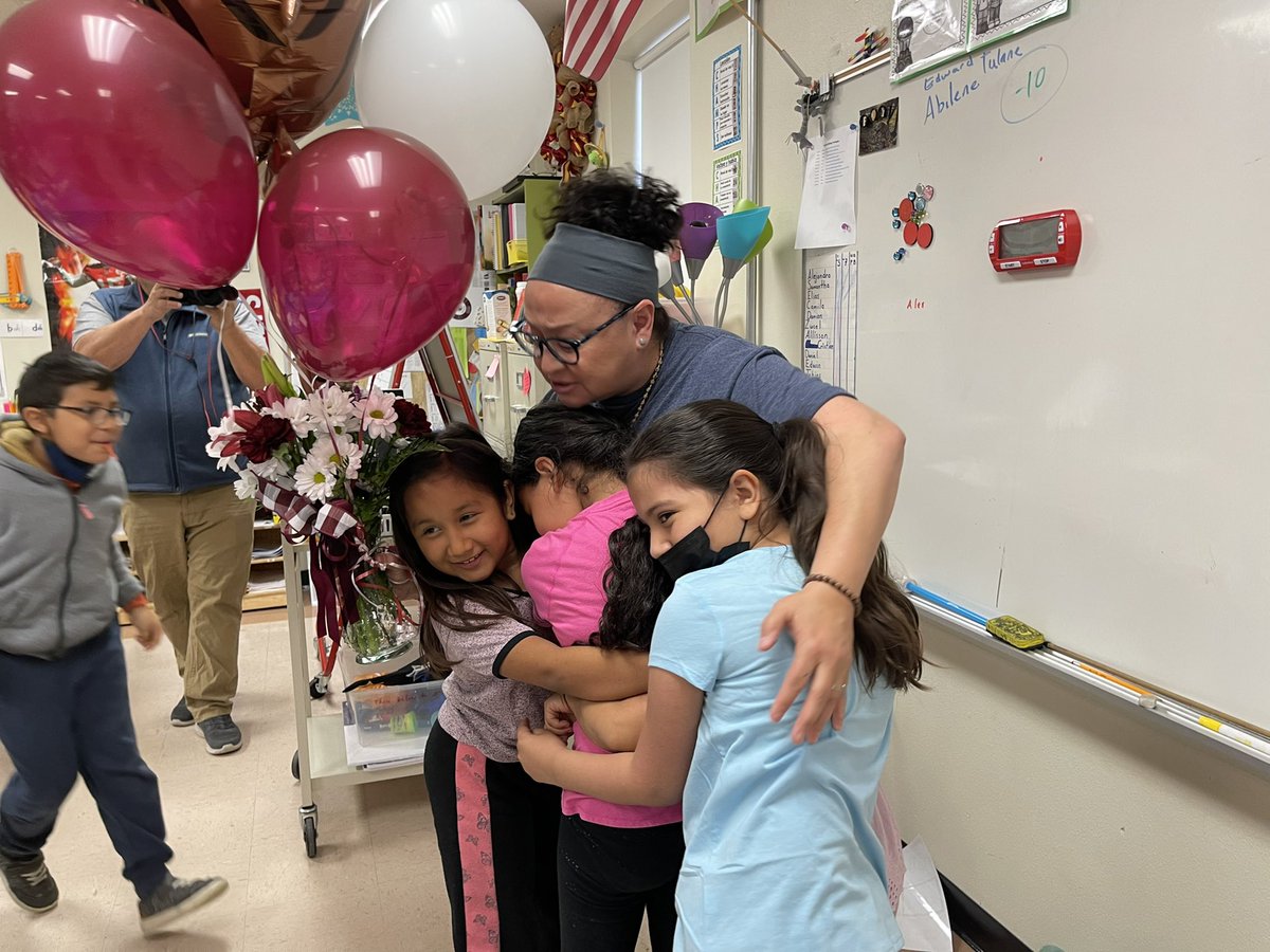 Today, we are visiting each LISD campus to surprise teachers who’ve been selected as their school’s Teacher of the Year! A big #LockhartLeading congratulations to Bluebonnet Elementary School’s Teacher of the Year: Ivonne Martinez, 2nd Grade Bilingual Teacher! #LockedOnExcellence
