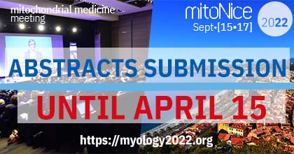 MitoNice2022's tweet photo. 📢Last days to submit your abstract for #mitoNice2022 congress !

🗓️To participate, go on https://t.co/JxDjBJH1qJ until April 15, 2022 - 11:59 https://t.co/RpoFjao2av