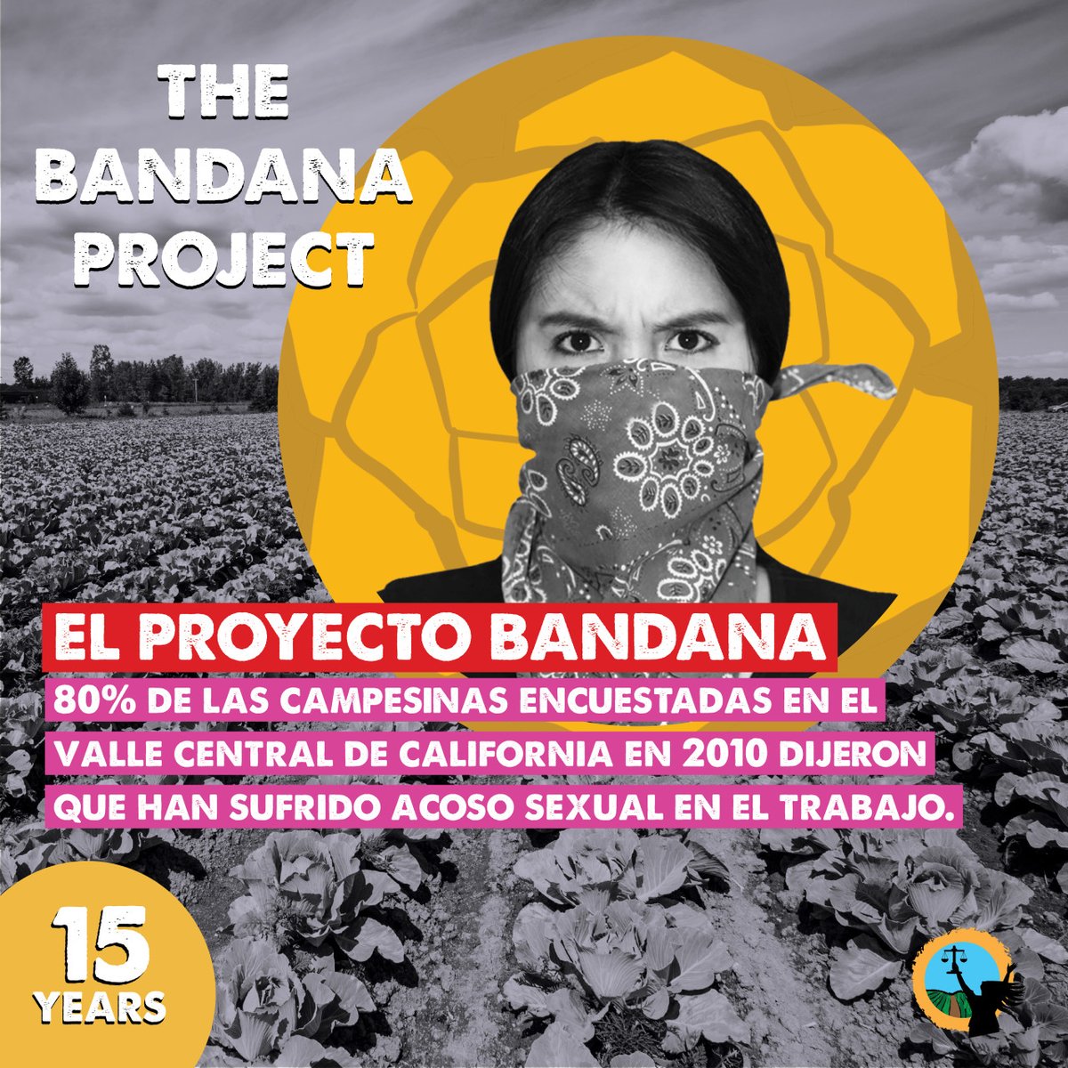 MamasConPoder's tweet photo. Estamos orgullosos de participar en la quinceanera del #BandanaProject junto a @mujerxsrising concientizando sobre la violencia sexual contra las campesinas en el trabajo. Complete el formulario disponible en https://t.co/KjuQ0R4dSZ para apoyar el #BandanaProject2022 https://t.co/C6NQLvzFqV