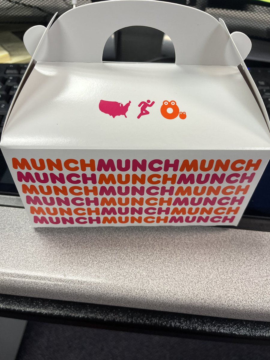 We have the sweetest staff ❤️ Thank you for my yummy surprise this morning Julie Fergerson!