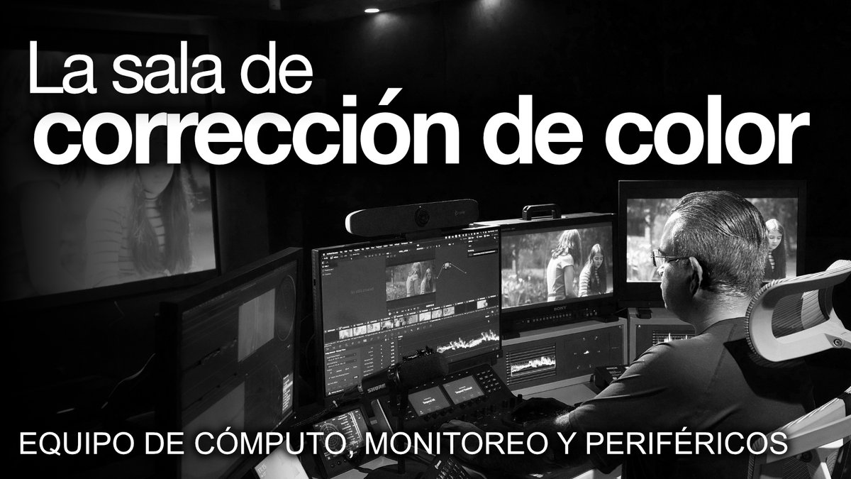 De nuestros archivos Equipo de cómputo y monitoreo  - La sala de corrección de color - cinedigital.tv/equipo-de-comp…