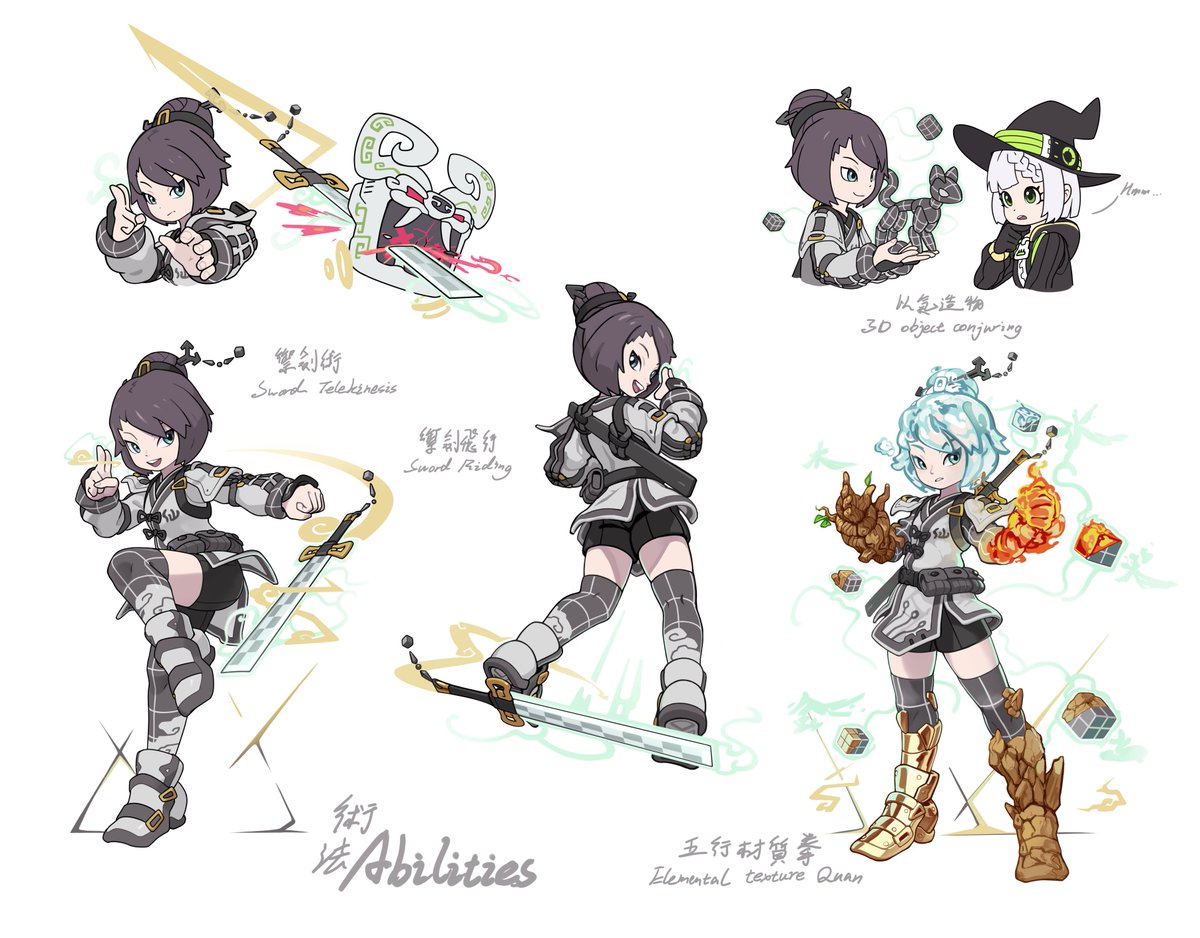 Meet my new oc, a futuristic Xianxia warrior&amp;3D artist