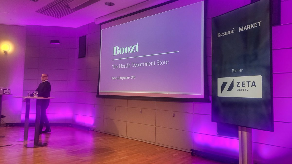 kiddnorth's tweet photo. Dagens siste #boozt #retailmarketing2022 #ZetaDisplay https://t.co/CjjnBvLU6L