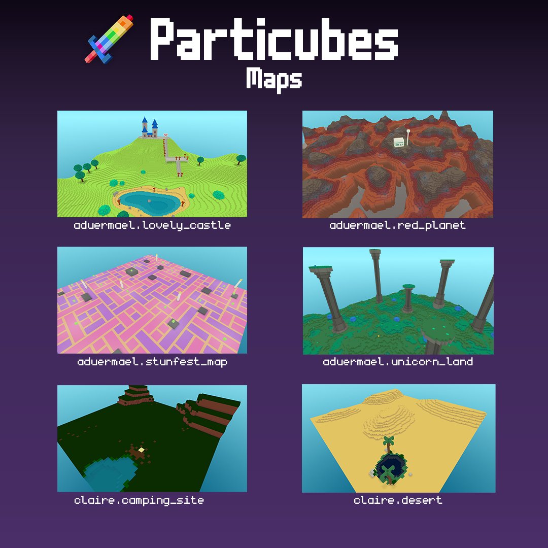 particubes's tweet image. Need a cool map to start your World?  👷🌎
Pick one of them:

#voxelart #voxelgamedev #voxel