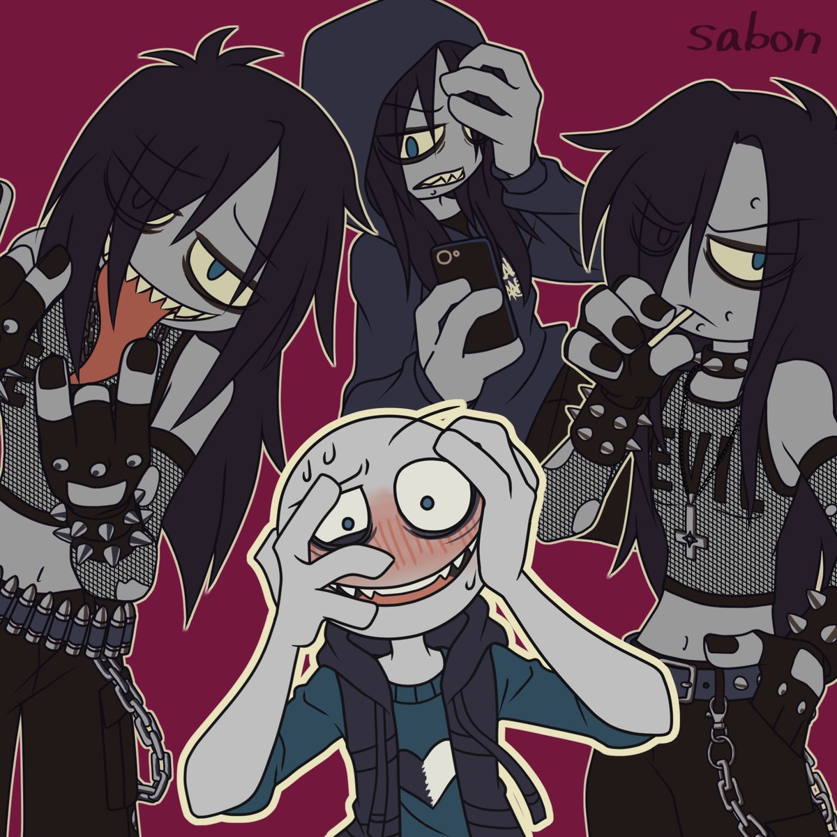 “I NEVER had a phase!!”
#YourBoyfriendGame #YourBoyfriendfanart #YourBoyfriendPeter 
(Separate pics in a follow up tweet)