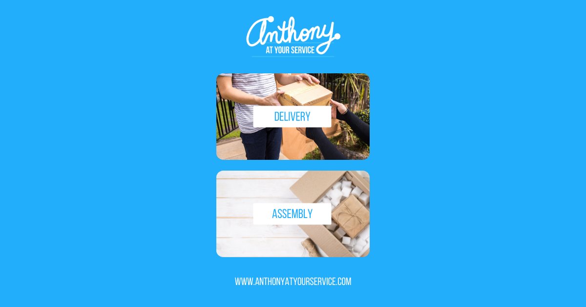 AnthonyAYS's tweet photo. Delivery? ✅
Assembly? ✅
White-glove service? ✅

#AnthonyAtYourService takes care of your assembly and delivery tasks with the utmost care. What are you waiting for? Send us an email to request a quote! 
📧 info@anthonyatyourservice.com https://t.co/6TNka1bqyR