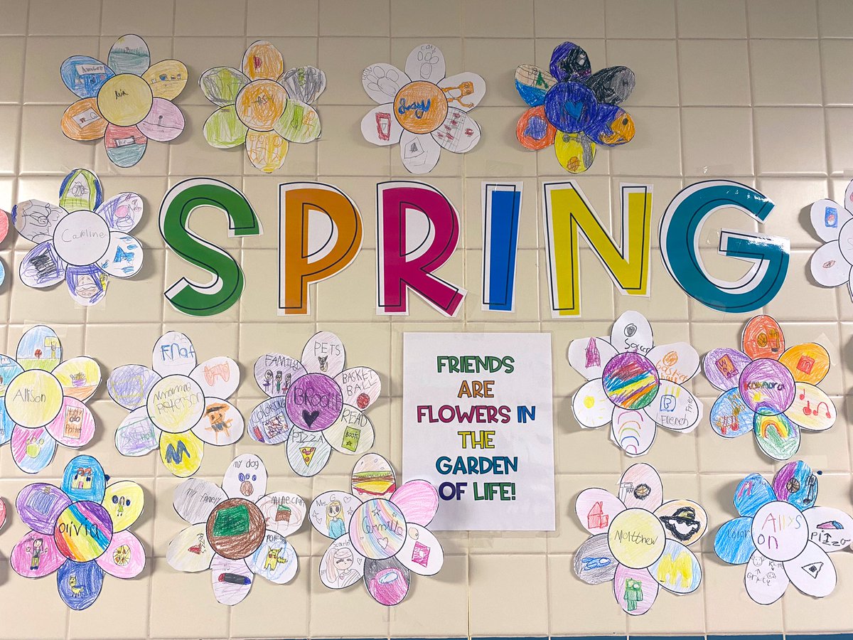 FCPSShiplett's tweet photo. Second grade created a flower to represent them! #AcceptEachOther #BCES @FCPS_Faulconer @FCPSFerris @FCPSLane https://t.co/tXbZwv3nGY
