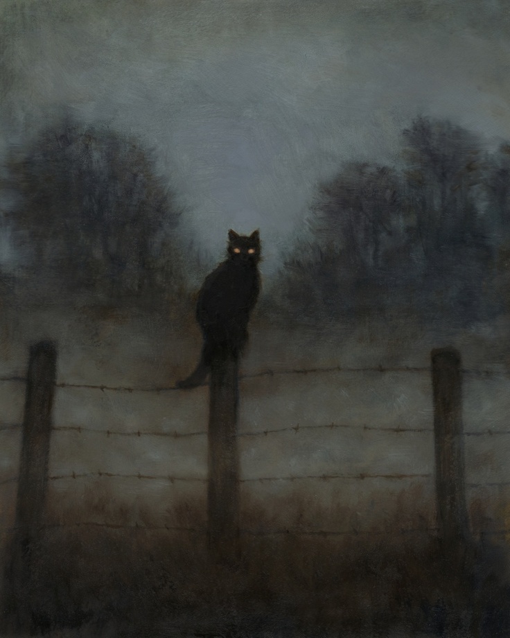 PortSaga's tweet image. Black Cat Sentry, by Dillon Samuelson
#Art #blackcat #vamily #gothic