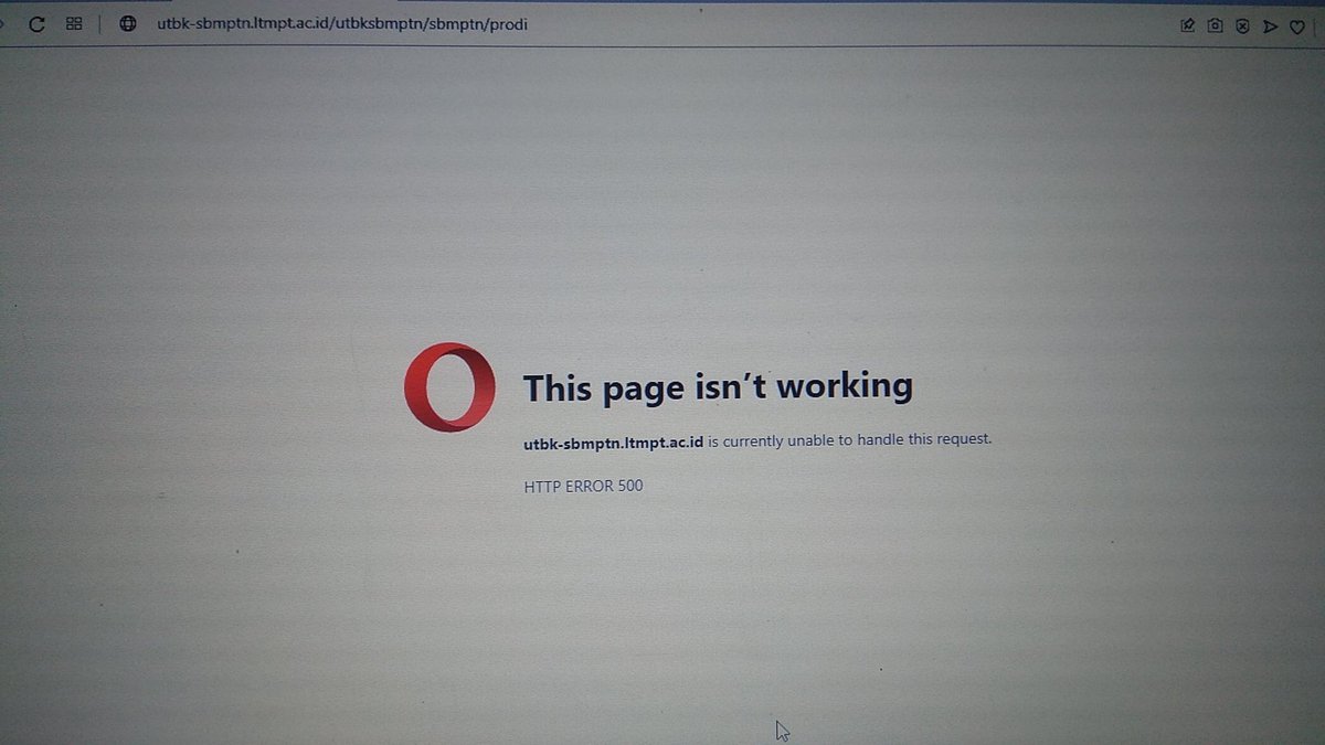 Opankers2's tweet photo. @ltmptofficial Tolong diperbaiki, sudah dicoba dari pagi ingin simpan program studi selalu eror. Sudah ganti browser tapi hasilnya nihil, masih tetap eror https://t.co/n5k2mzVTfn