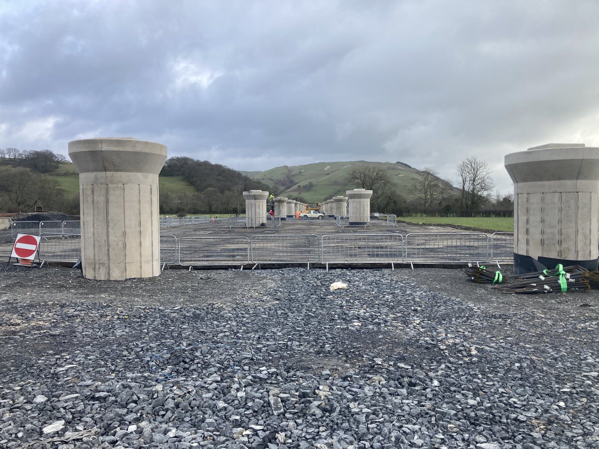 Dyfi Bridge progressing well ⁦<a href="/RBettsConstruct/">R Betts Construction</a>⁩