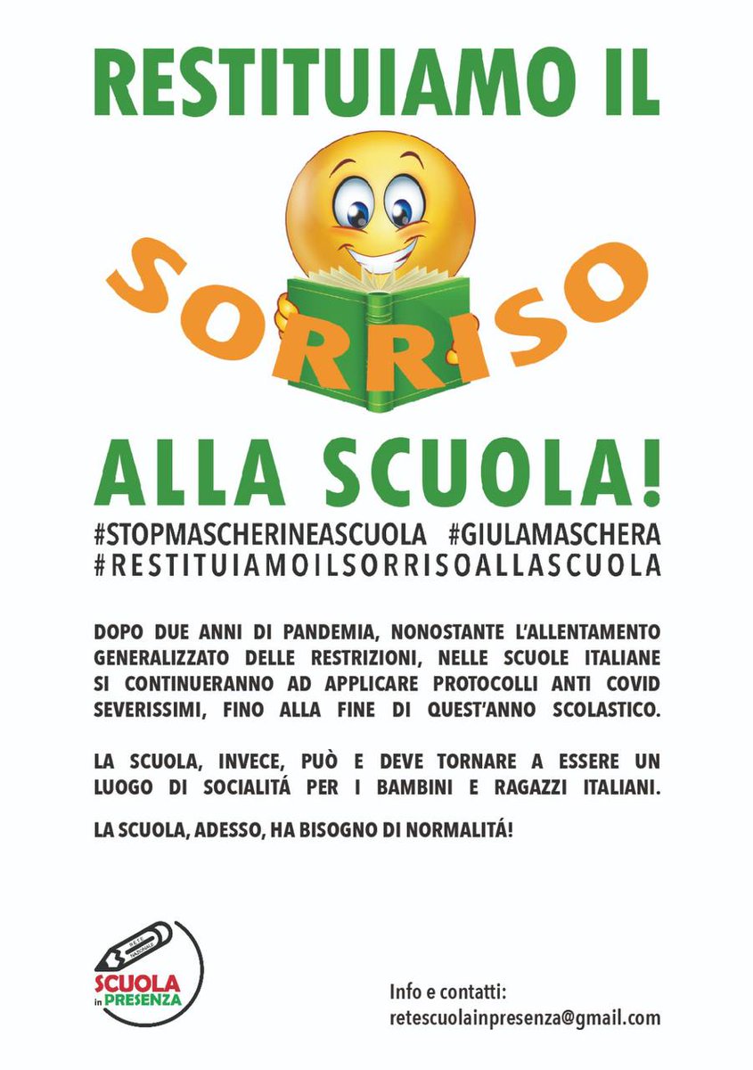 FataMorgana_77's tweet photo. #stopmascherineascuola https://t.co/JJODdmEJff