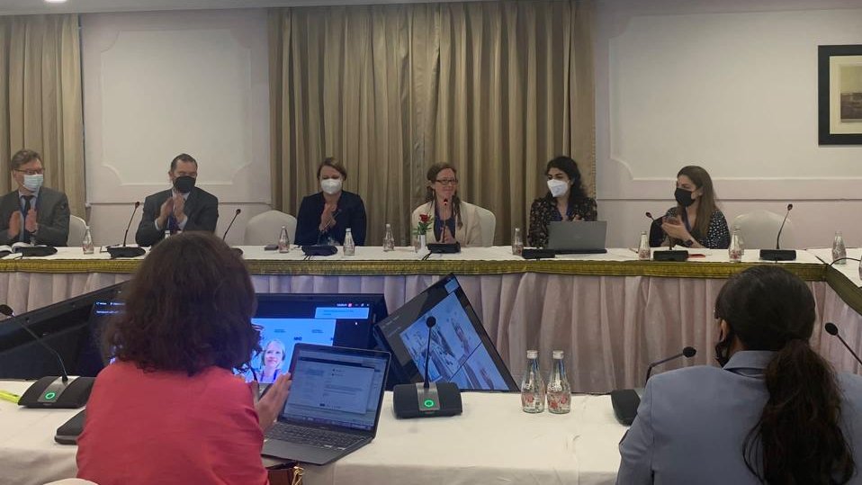 Equality Initiative (@equality_energy) on Twitter photo Thank you everyone for attending our side-meeting online and offline!
We are looking forward to continuing our discussion and coming up with concrete deliverables and objectives for #CEM13 and beyond.
#EqualityInEnergy #WomenInEnergy
<a href="/CEMSecretariat/">Clean Energy Ministerial (CEM)</a> @BMKlimaschutz <a href="/NRCan/">Natural Resources</a> Thank you everyone for attending our side-meeting online and offline!
We are looking forward to continuing our discussion and coming up with concrete deliverables and objectives for #CEM13 and beyond.
#EqualityInEnergy #WomenInEnergy
<a href="/CEMSecretariat/">Clean Energy Ministerial (CEM)</a> @BMKlimaschutz <a href="/NRCan/">Natural Resources</a>