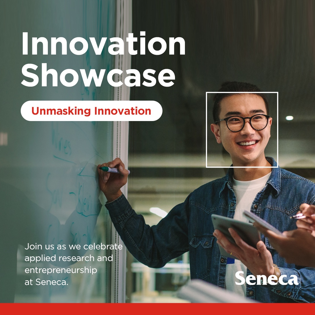 Registration is open for our 2022 Innovation Showcase! Join us on May 3 for a keynote presentation, breakout sessions, a fireside chat, awards and more!

For more information, a full event schedule and to register, visit …enecainnovationshowcase.eventbrite.ca

#SenecaResearch #SenecaHELIX