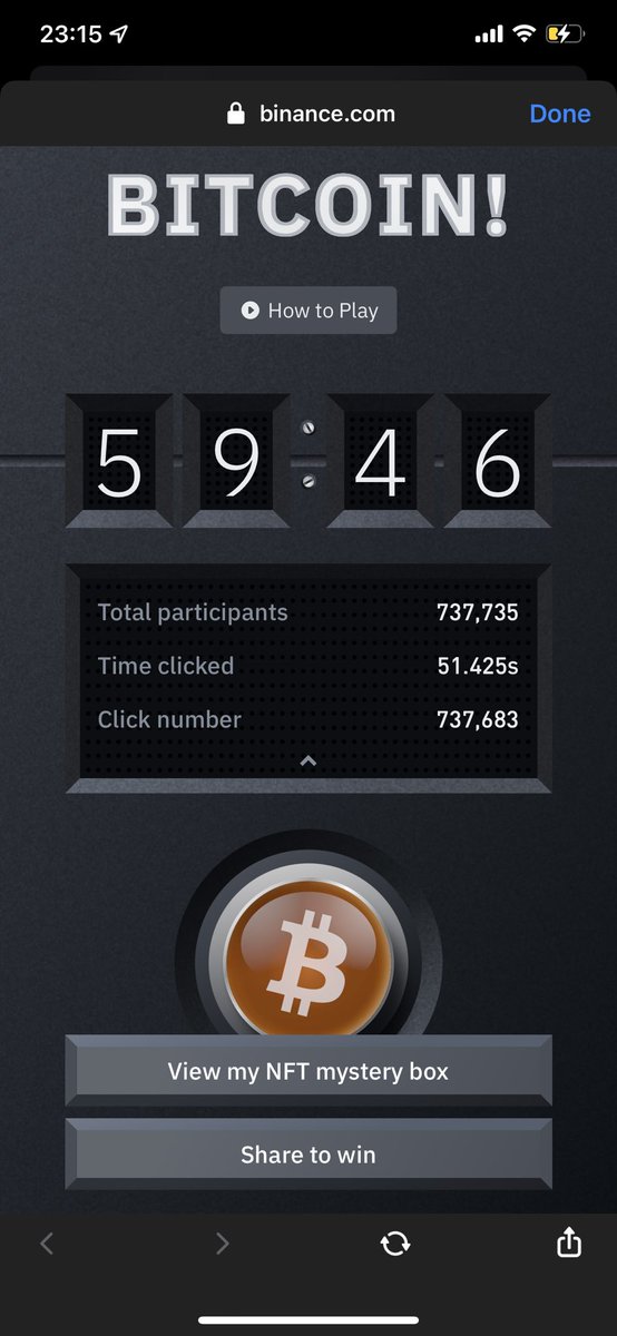 #BitcoinButton  #Binance