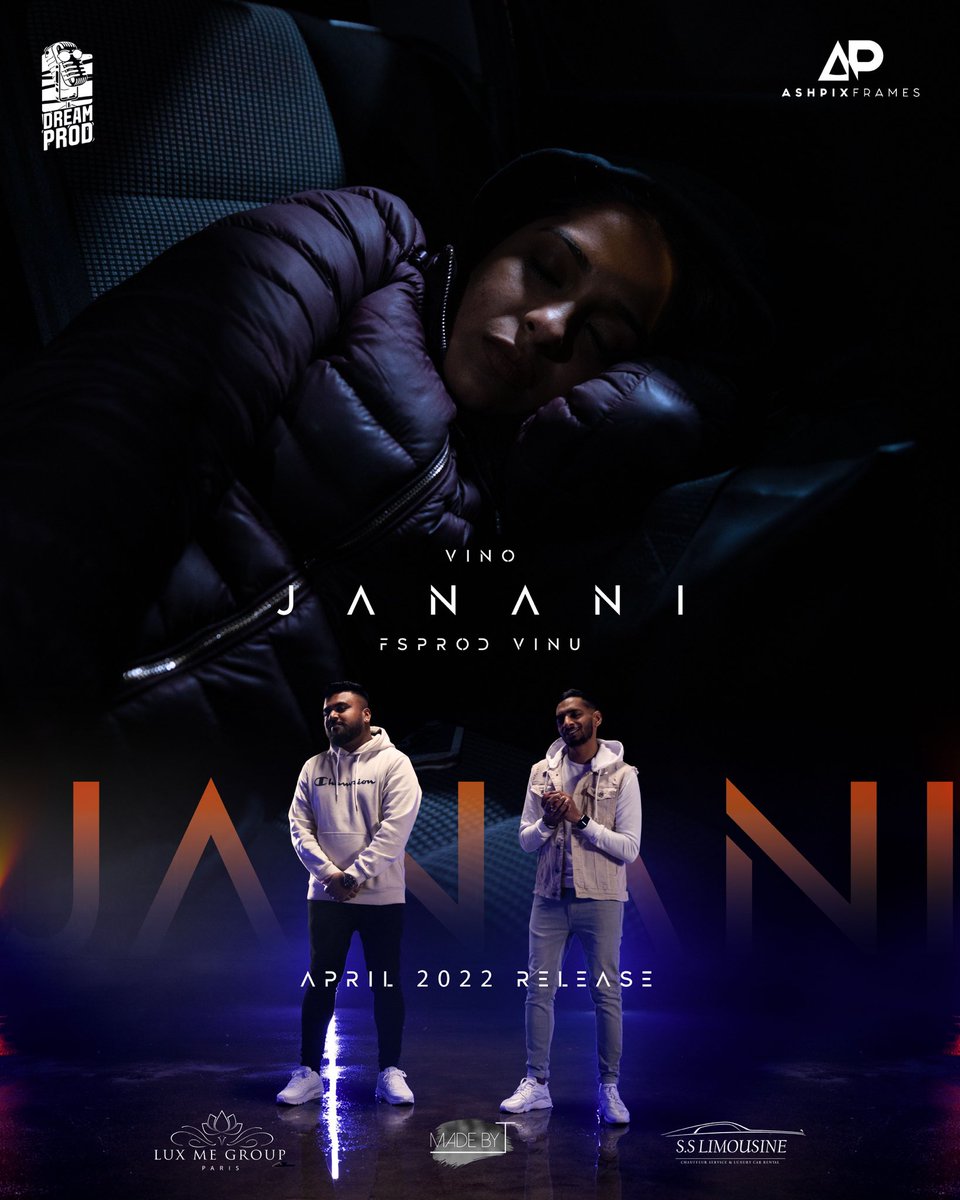 Vino_Sel's tweet photo. LET’S GO ! 🎉🔥
I am happy to present you my upcoming project called
« J A N A N I »🤙🏽

A different one from my other songs so I hope you will like it ! 
Stay tuned for the 1st teaser 💙
@thasi9 @pprech 

#Janani #VinoS #AshpixFrames #Dreamprod #LuxMeGroup #Tamilindependentmusic https://t.co/z6sip4pZCQ
