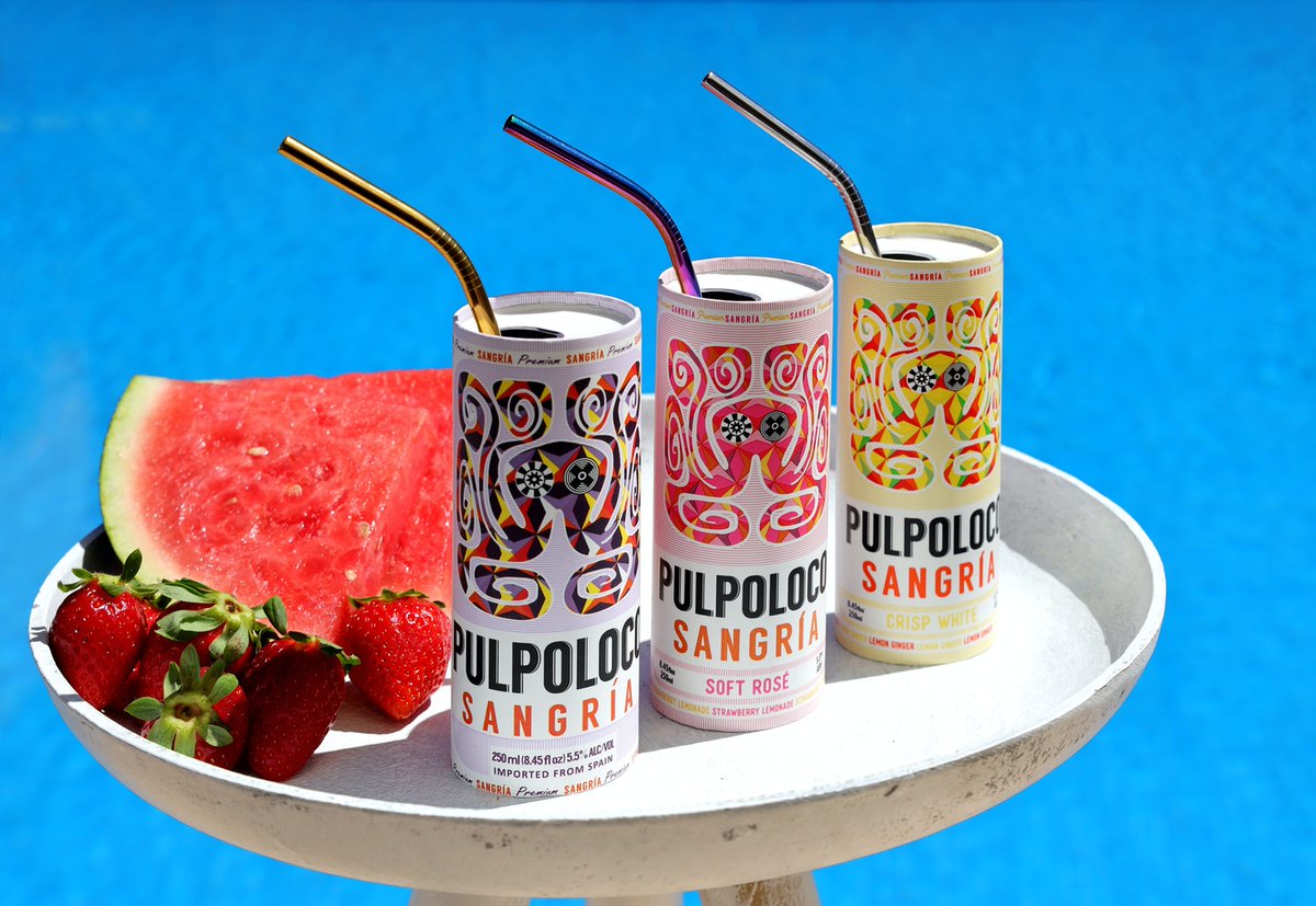 GreatBayDist's tweet photo. #WineWednesday @PulpolocoHola #Sangria #delicious #refreshing #sustainablepackaging #ecofriendly https://t.co/nCIkAXHi4X