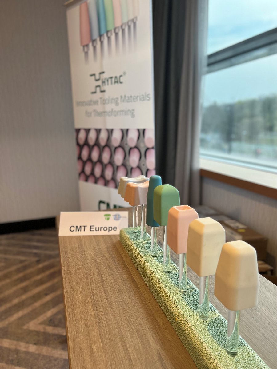 cmtmaterials's tweet photo. CMT Europe recently attended the @SPEThermo Europe Conference in Vienna. The #conference was an excellent opportunity to see familiar faces and to share knowledge amongst industry colleagues. We are looking forward to the next conference!

#thermoforming #mfg #plasticsindustry https://t.co/G47c5KVdER