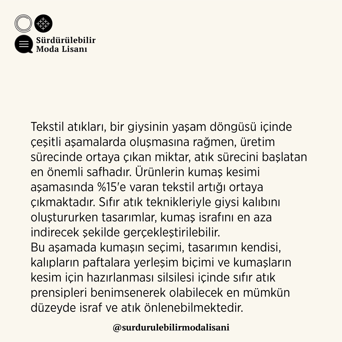 “Sıfır Atık” hakkında daha detaylı bilgi için: surdurulebilirmodalisani.com/sifiratik
#değiştirdönüştüronar #önceyeryüzü #değerleriniüstündetaşı #değerlerinikuşan #dolabındakilersanayeter #surdurulebilirmoda #sürdürülebilirmoda #artık #atık #beşiktenbeşiğe #Döngüsellik #döngüselmoda