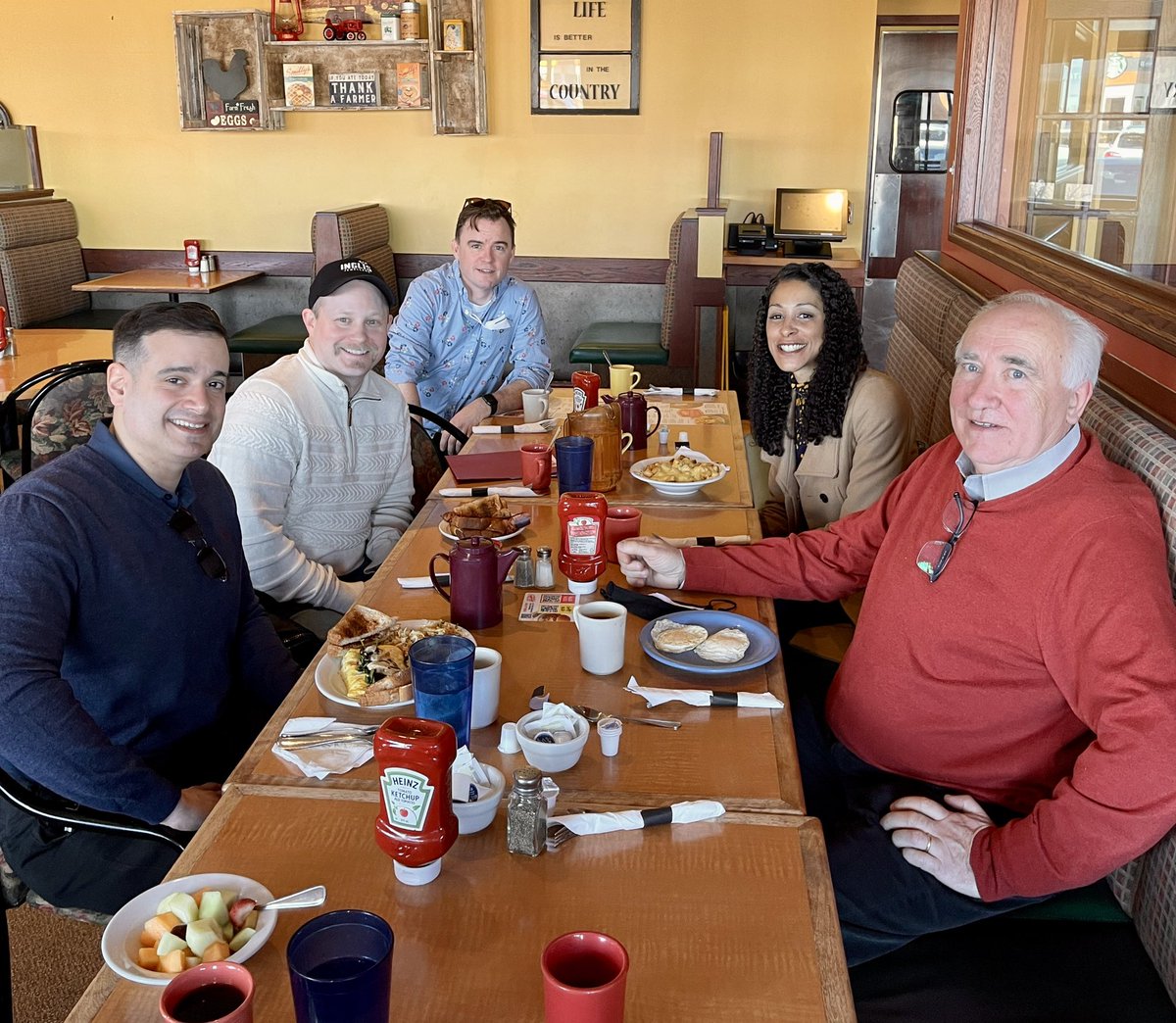 Enjoyed breakfast with some of our amazing Liberal team in Truro. It’s essential that our next leader listens to and represents all 55 ridings across our province.