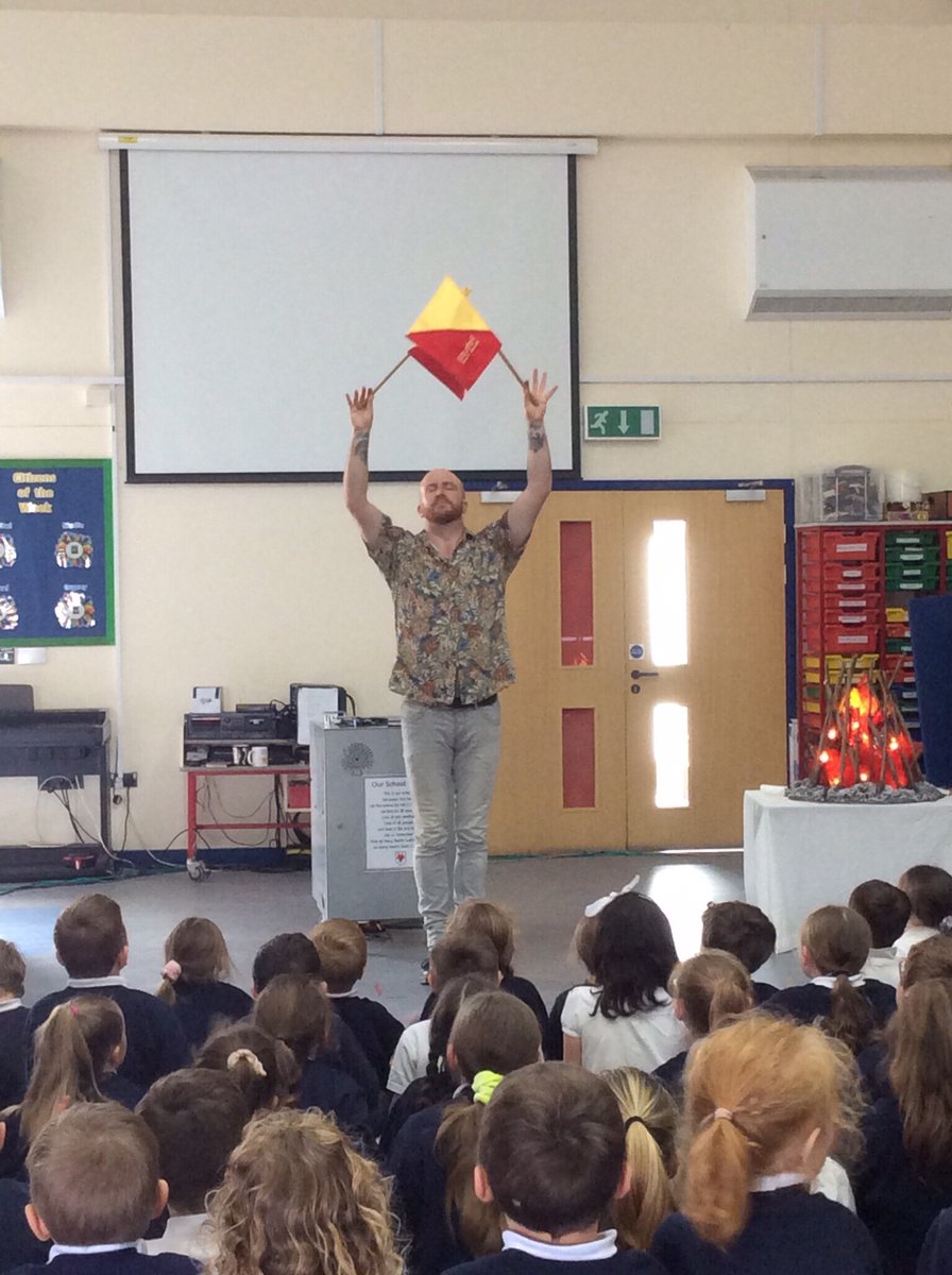 What a treat we had this afternoon! The Cornish Caretakers paid us a visit to teach us all about the ways in which we communicate with each other; from carrier pigeon to the telegram. Thank you to <a href="/PKPorthcurno/">PK Porthcurno Museum of Global Communications</a>  and the Cornish Caretakers!