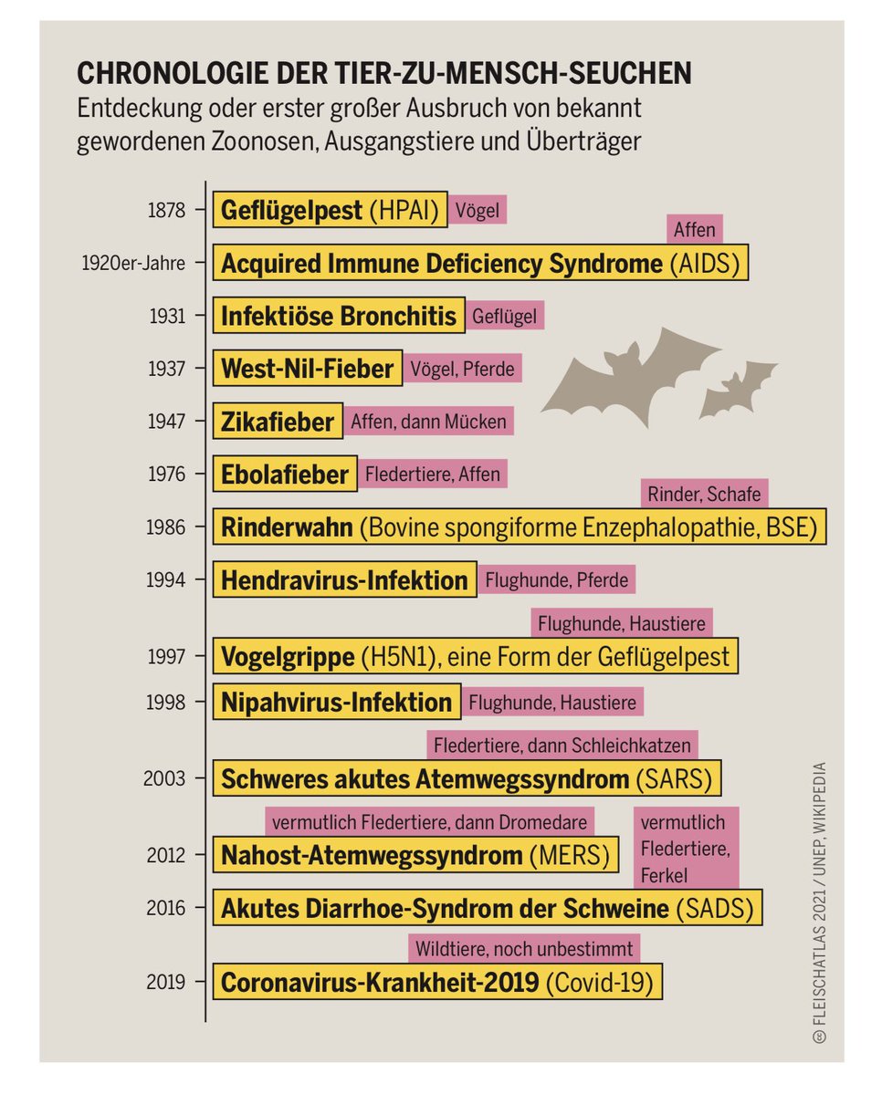 NurderK's tweet photo. Die OIE schätzt, dass 60% aller beim Menschen existierenden Infektionskrankheiten Zoonosen sind,also Krankheiten, die von Tieren auf Menschen übertragen werden &amp; umgekehrt. Sie verursachen etwa 2,5 Milliarden Krankheitsfälle bei Menschen &amp; 2,7 Mio. Todesfälle im Jahr.
!B #GoVegan https://t.co/epQqyFbszJ