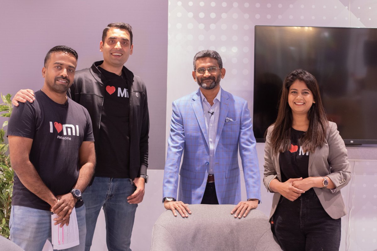 hawkeye's tweet photo. #BehindTheScenes with @Sunilbaby11 @VineetaWagh @Sanjaymaniram @sajurathnampr @Srishtisingh112 during the #MiFanFestival shoot
Do visit a #MiHome near you and check out #TheFutureTechStore
Come & celebrate #MiFanFestival with us ๐ https://t.co/etjMy8KXdc