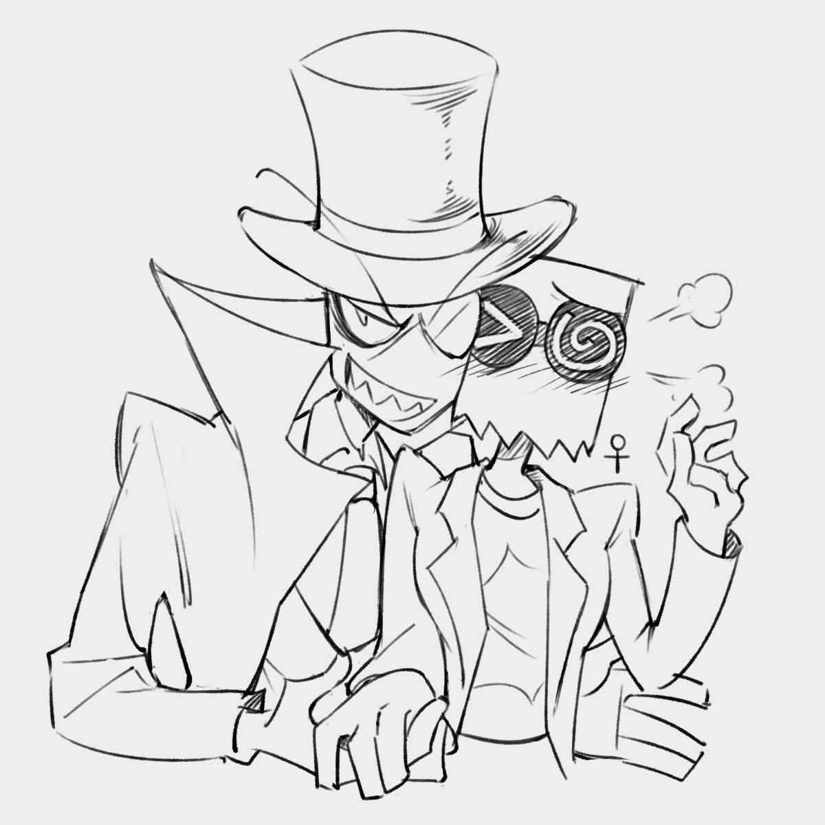 OnionPowder_'s tweet photo. ＃villainous ＃paperhat well… https://t.co/G5BJIKOneZ