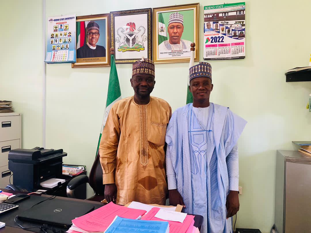 NUBOSSOFFICIAL's tweet photo. Earlier today, I was at the Borno State Scholarship Board alongside my excos elect, for a familiarization meeting with the Executive Secretary of the board.

During the cause, he congratulated my cabinet and assured to fully support my administration https://t.co/wHfVN3wPGs