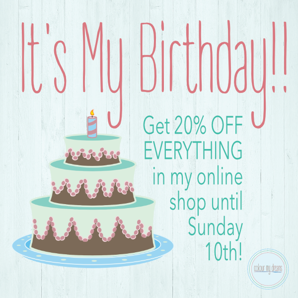 ColourMyDreams's tweet photo. It's My Birthday!! Fancy a discount code? - https://t.co/nJD5fzQC15

Use the code BIRTHDAY20 at the checkout to get 20% OFF EVERYTHING!!

https://t.co/KPtWqedJoL

#sale #BirthdaySale #DiscountCode #EcoFriendlyFashion #Fashion #Accessories #Homewares #ColourMyDreams https://t.co/PEe4VnxO6L