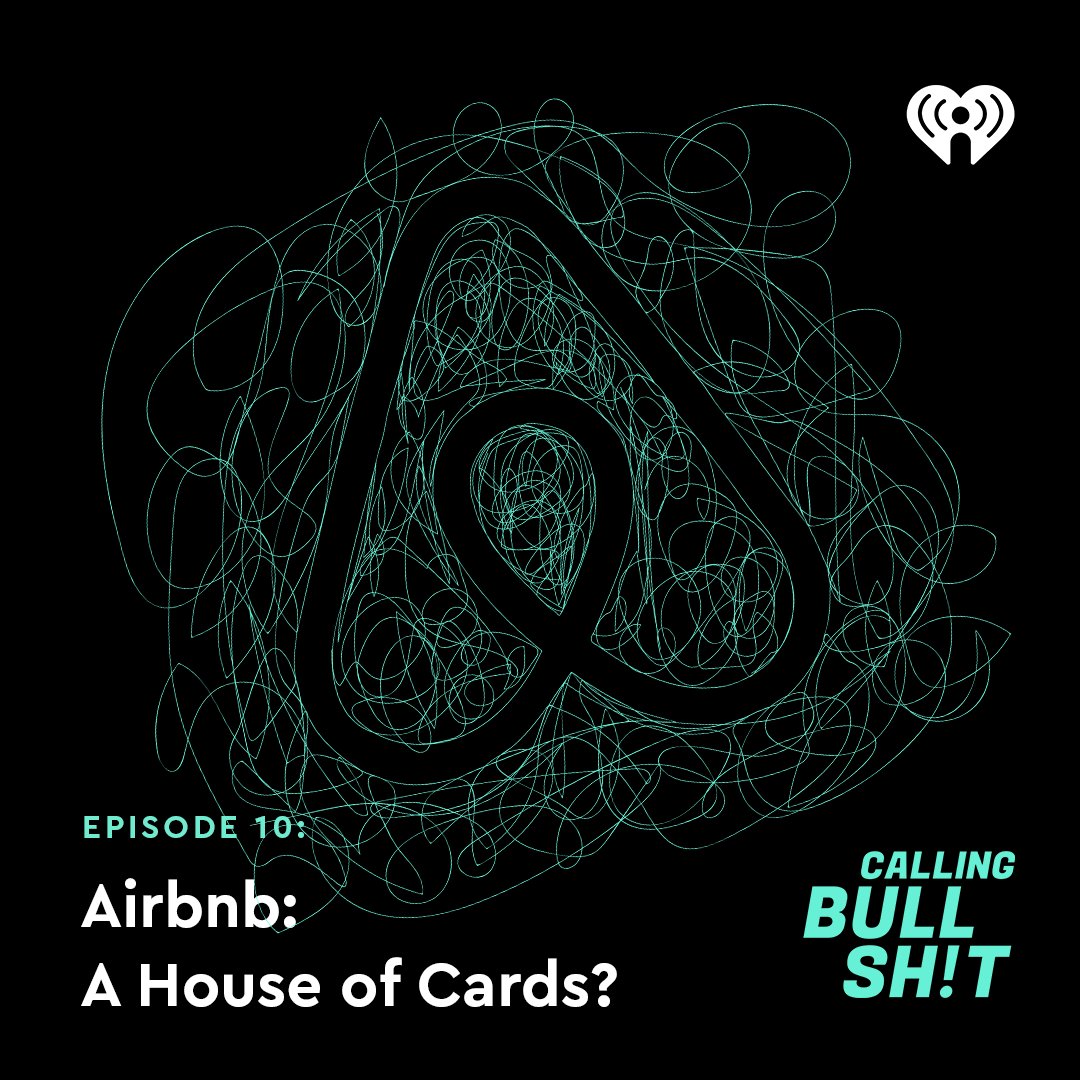 This week on <a href="/callingbspod/">Calling Bullsh!t</a> I talk to <a href="/tmontague/">Ty Montague</a> about Airbnb’s role in gentrification and housing shortages and how they could better do their purpose. Listen now at bit.ly/3r7o8Ek