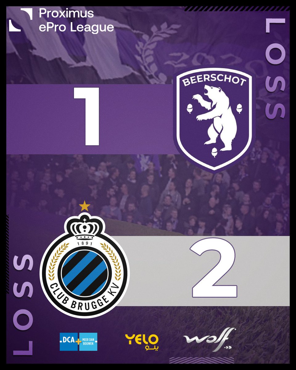 A close loss to Club Brugge today in the ePro League!

Still only 2 points away from a play-offs spot with 2 weeks left!