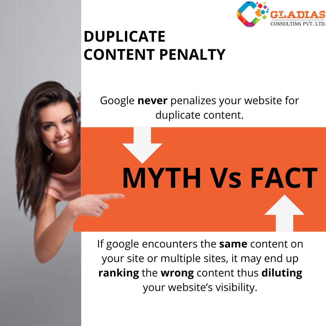 Gladias4u's tweet image. We help you create magnetic content.
gladiasconsulting.com
#mythsVsfacts #duplicatecontentpenalty #googlerankingalgorithm #customerservice #digitalmarketingstrategy #onlinemarketing #marketingstrategy #bangalore #seocompany #instagood #brandbuilding #brandingsolutions
