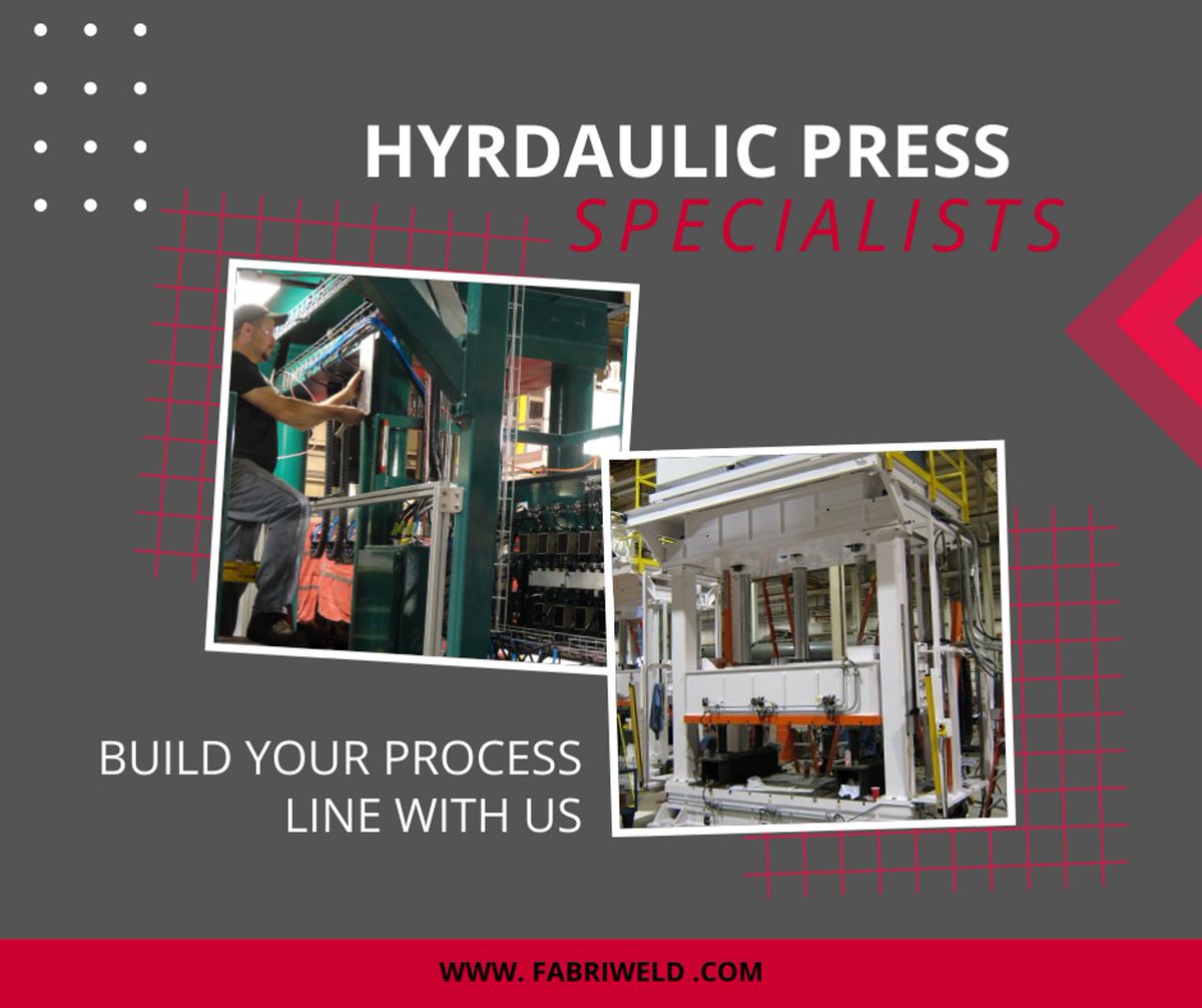 FabriweldTN's tweet photo. Build your #hydraulic press and #production line with Fabriweld! Visit https://t.co/2PYepDW1n2 for more. https://t.co/XbuVI0vowL