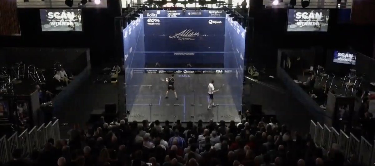 📈 Coll seemed to try out a new game-plan against Farag in the British Open Final: 

Targeting Farag's forehand ✅🧵

A tactic he announced from the very first shot of the match, when he elected to serve (unusually) from the Left