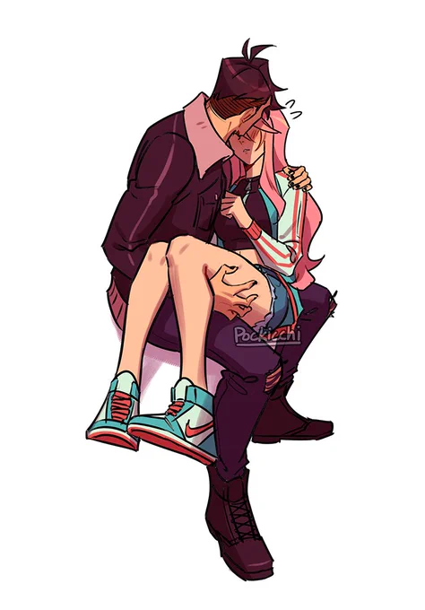 so apparently i luv drawing lisa in kai's lap 🥺💕💕 