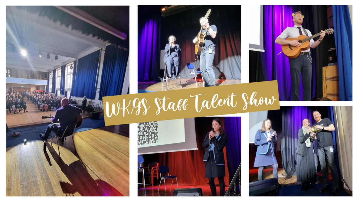 We were treated to some fantastic performances today in our Staff Talent Show. Well done to Mrs Stenhouse &amp; Mr Sweatman who were crowned winners for their amazing duet!
 
A Fabulous event, organised and hosted by Charlotte #WKGSY10 as part of her team's <a href="/OfficialWOHAA/">WOHAA</a> fundraising