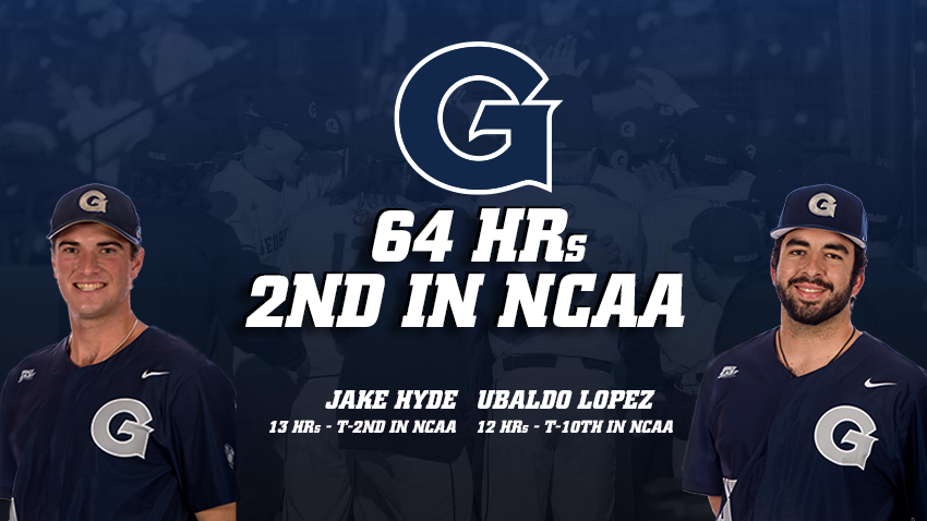 Hi! We are the Georgetown Hoyas and we hit dingers!
#HOYASAXA