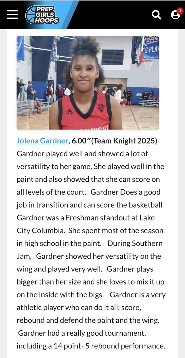 CHSGirls_BBall's tweet photo. Let’s go JoJo 🔥!! Our fresh is extremely versatile, can score at at ease, can play all 5 positions! College coaches take notice, very high ceiling!!! Works extremely hard, wants all the smoke 😤. Thanks for recognizing her talents @hunterkeithl @GardnerJolena #UpNext #TeamKnight https://t.co/mSC9zBeGbu