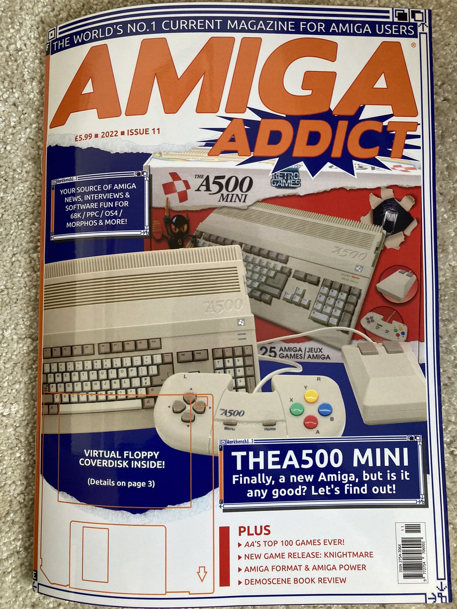 jellyscare's tweet image. By the way, this is in the new issue of @amigamagazine, which we’re pretty lucky to have here in the UK as a new Amiga mag you can actually buy in shops!
