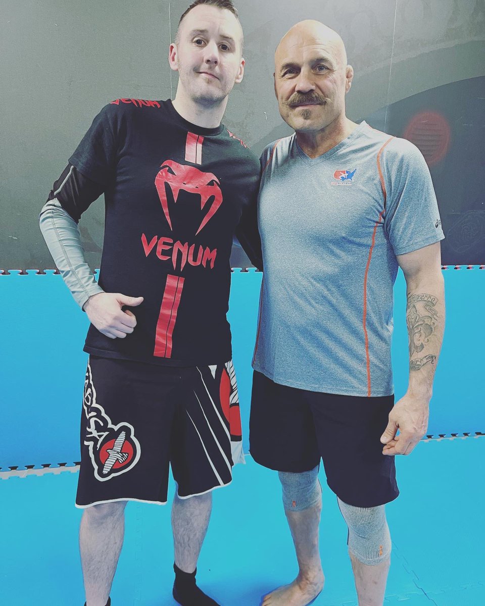 GlennSweeney7's tweet photo. Great weekend event at @FTLOMMA1 .. cool Greco Roman wrestling seminar with the first 2 weight UFC champ Randy Couture, great to get talking with mma legends too 👌🏻look forward to next year #ftlomma #randycouture #gsp #markcoleman #bisping #dansevern #titoortiz #condit #Aspinall https://t.co/o05JZr2gH9