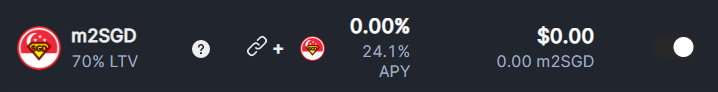 Jarvis_Network's tweet photo. 💥@beefyfinance's #2sgd vault has been added to our @market_xyz pool!
➡️https://t.co/Pz6anqZU7e
Deposit moo2sgd and borrow jSGD:
🏧to off-ramp it on @mtpelerin (or swap for XSGD and off-ramp on @xfers)
➿to deposit it in the 2sgd pool to gain leverage
🛡️to sell it for hedging https://t.co/hmk86Q3NTd