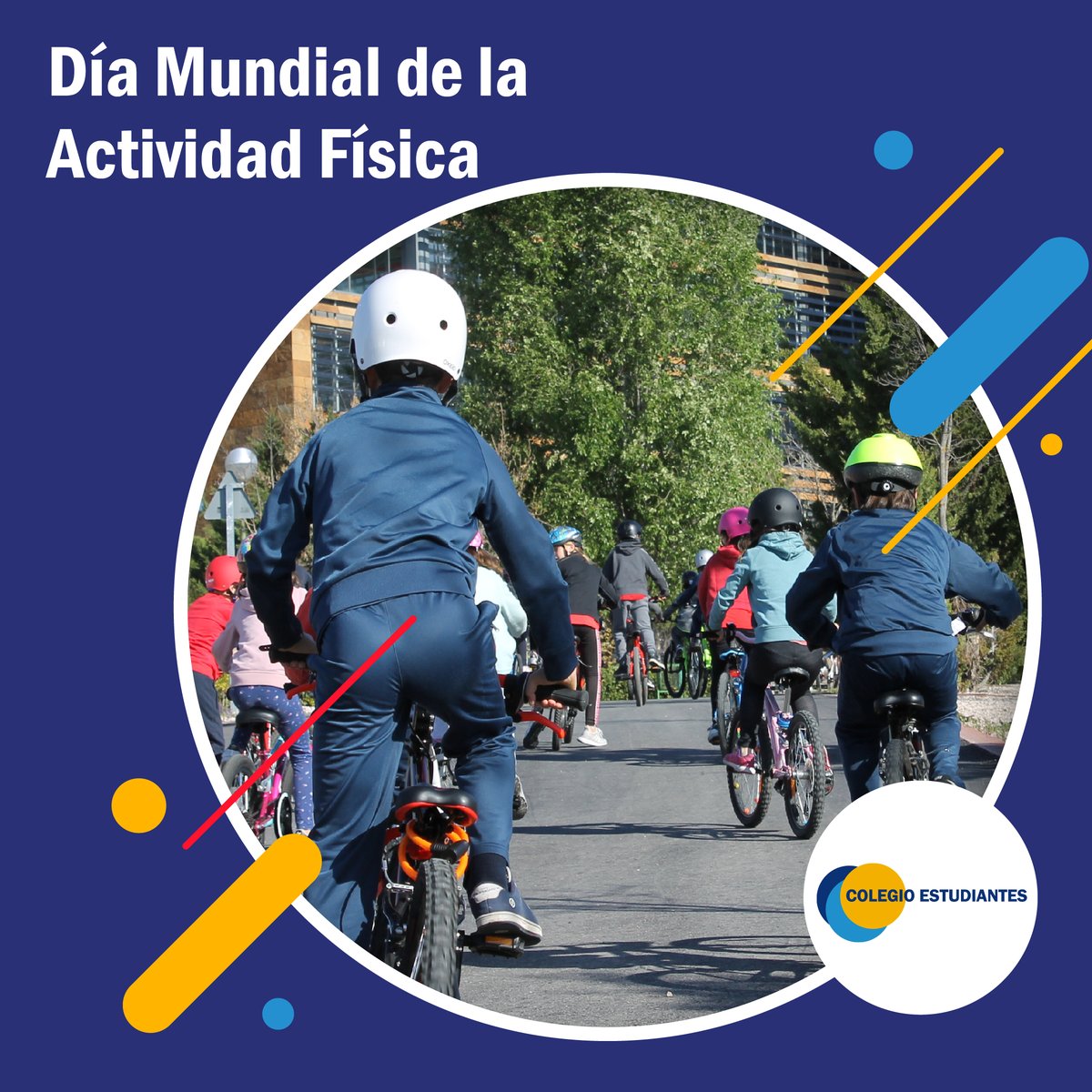 6 de abril - #DíaMundialDeLaActividadFísica

Colegio Estudiantes se suma a esta celebración destacando la importancia que la #ActividadFísica, uno de los pilares fundamentales de su #ProyectoEducativo, tiene para la salud y el bienestar de las personas.