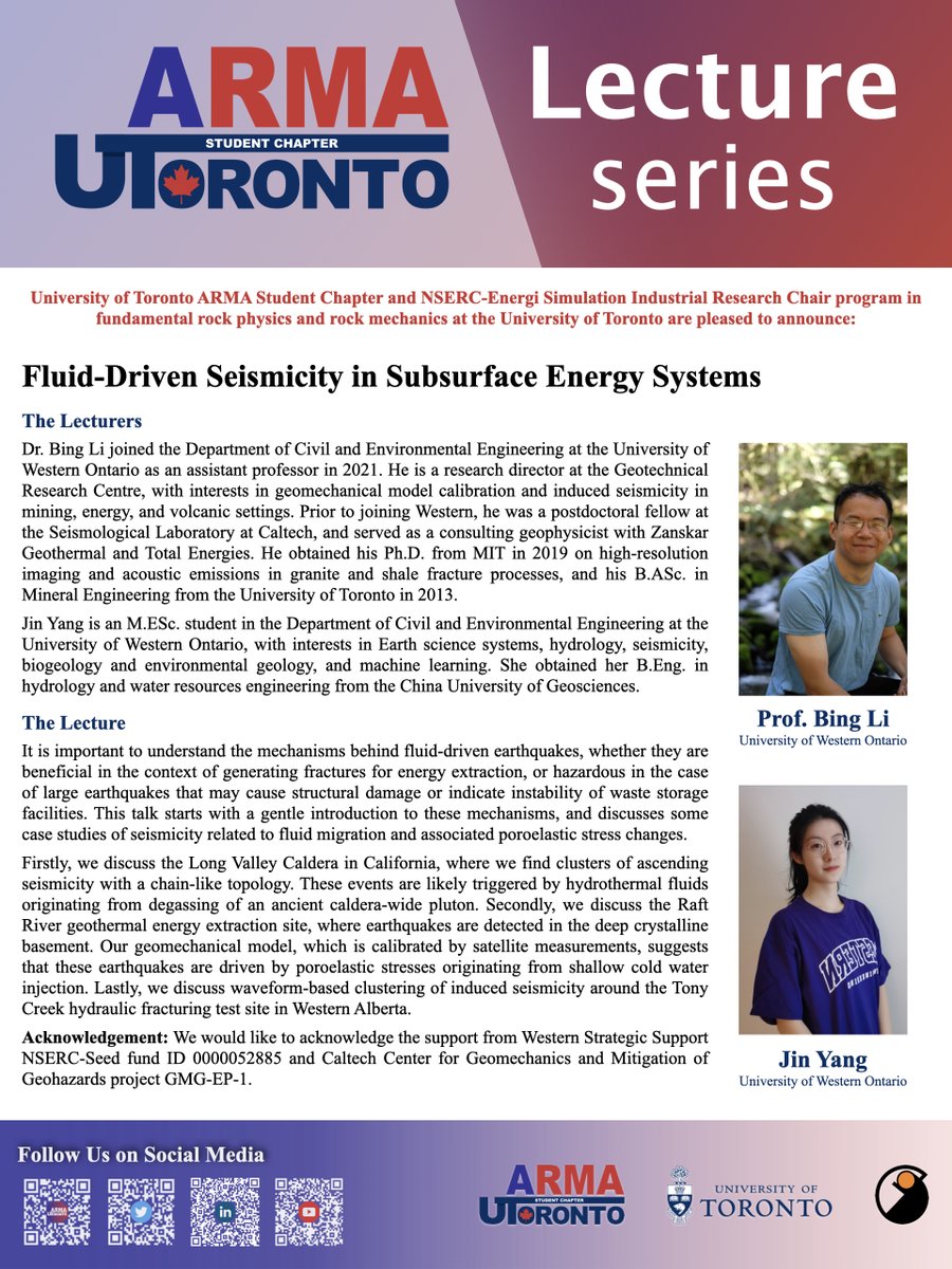 Here is the details for our upcoming ARMA UToronto Student chapter's  online talk by Prof. Bing Li and Ms. Jin Yang. Date: April 19th, 12 pm EDT. Register here to attend the talk:  utoronto.zoom.us/meeting/regist…