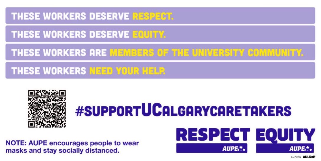 The LRC is in solidarity with caretakers at UCalgary. Come support them at a rally this Thursday, April 6th, at noon in front of MacHall. ✊✊ #supportUCalgarycaretakers More information can be found here: tucfa.com/join-a-rally-t…