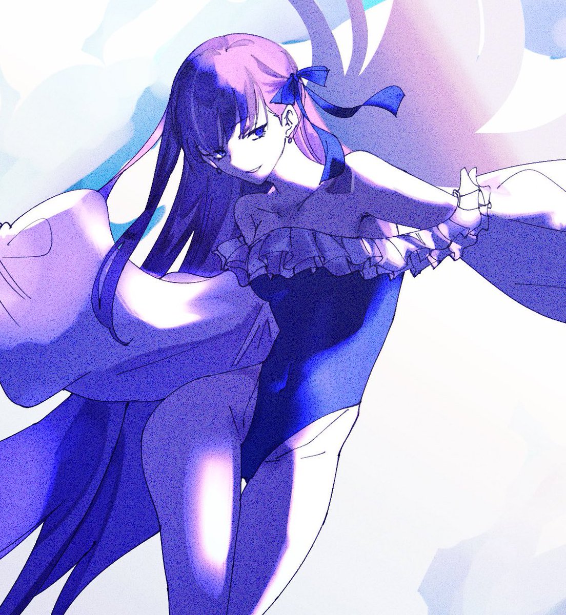 水着メルトリリス復刻💜🐧 キャラデザの優勝