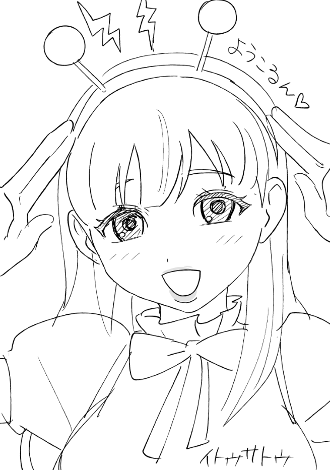 描きました! 