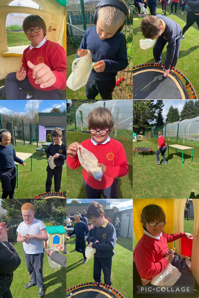 StCatherinesSS's tweet photo. Class 11 had great fun today with Class  12 on their Easter egg hunt 🐰🍫 https://t.co/uCdHuINLR7