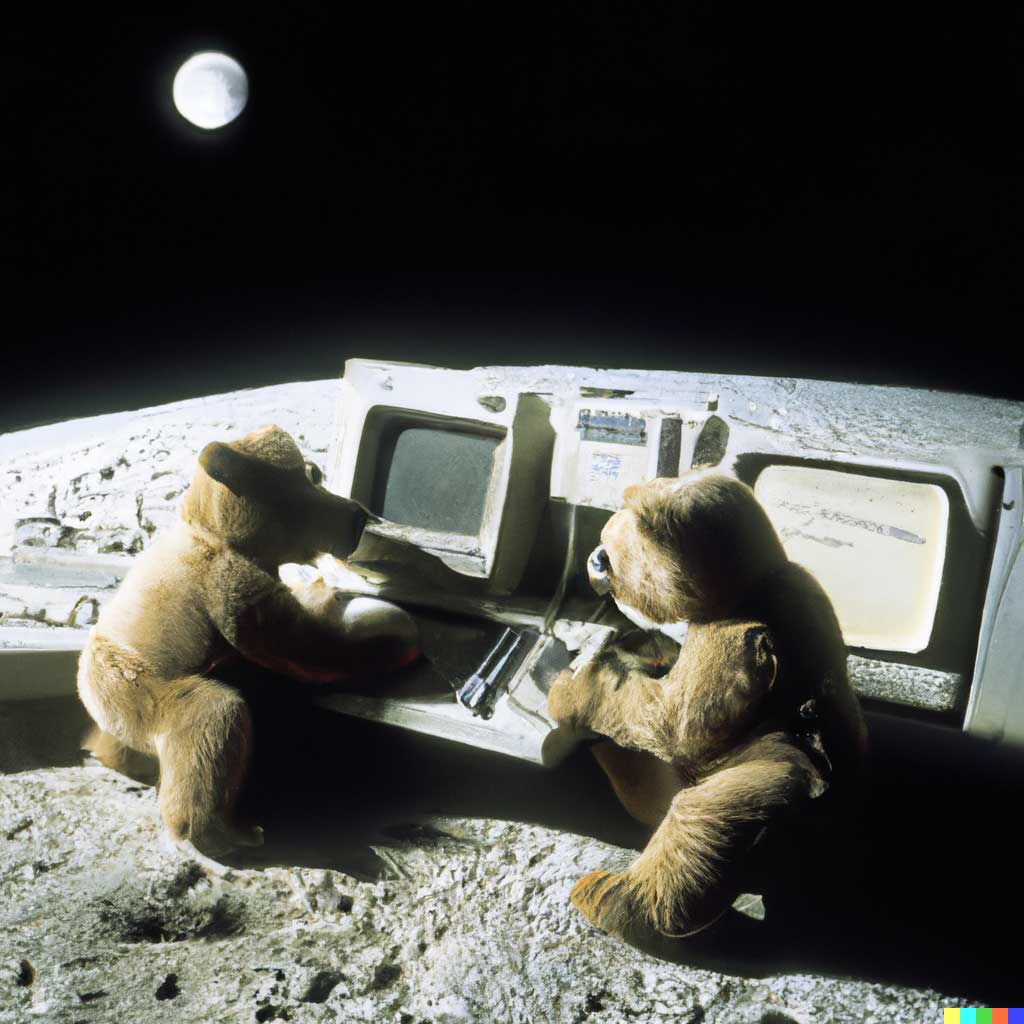 DALL·E 2 is here! It can generate images from text, like "teddy bears working on new AI research on the moon in the 1980s".

It's so fun, and sometimes beautiful.

openai.com/dall-e-2/